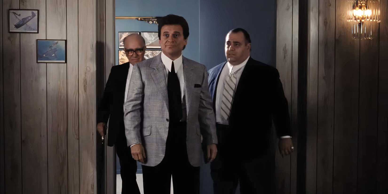 Tommy DeVito (Joe Pesci) walks to his death in Goodfellas