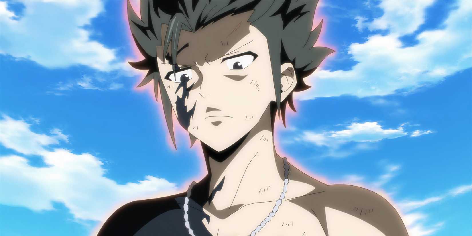 gray in his devil slayer form in fairy tail 100 years quest