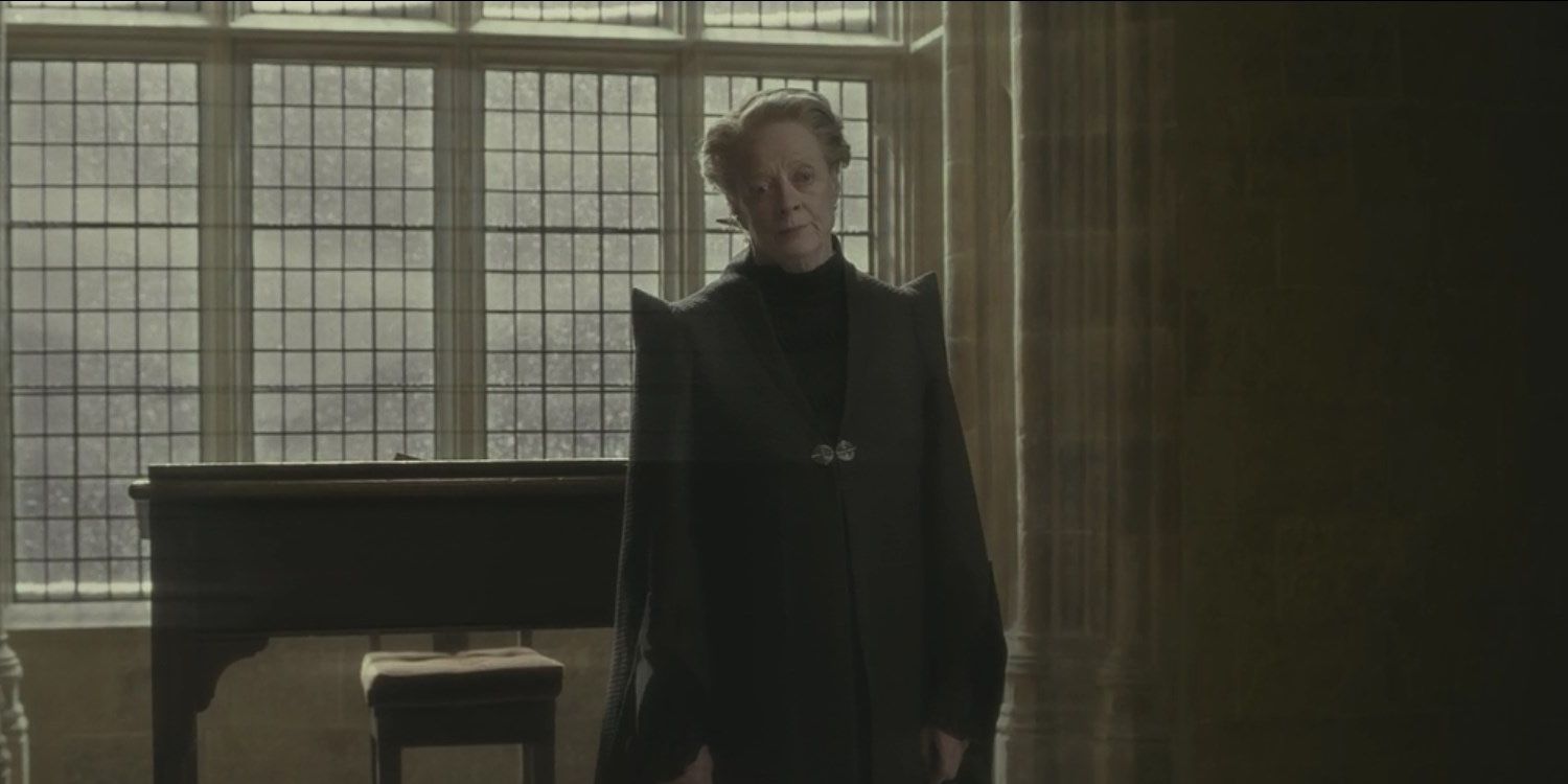 Professor McGonagall in Harry Potter and the Half-Blood Prince