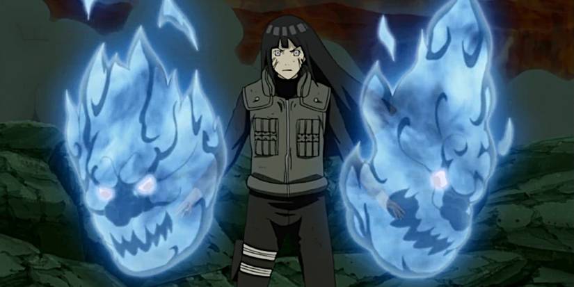 10 Best-Written Naruto Characters That Prove Just How Deep The Series Is 1 Hinata Hyuga using Gentle Step Twin Lion Fist