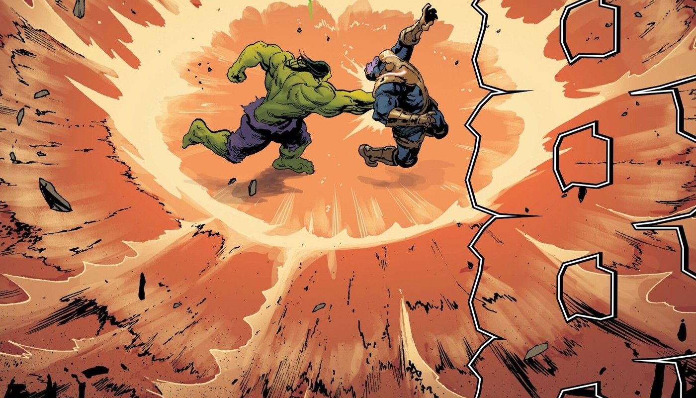 Hulk Makes Marvel History by FINALLY Beating Thanos in a Fight