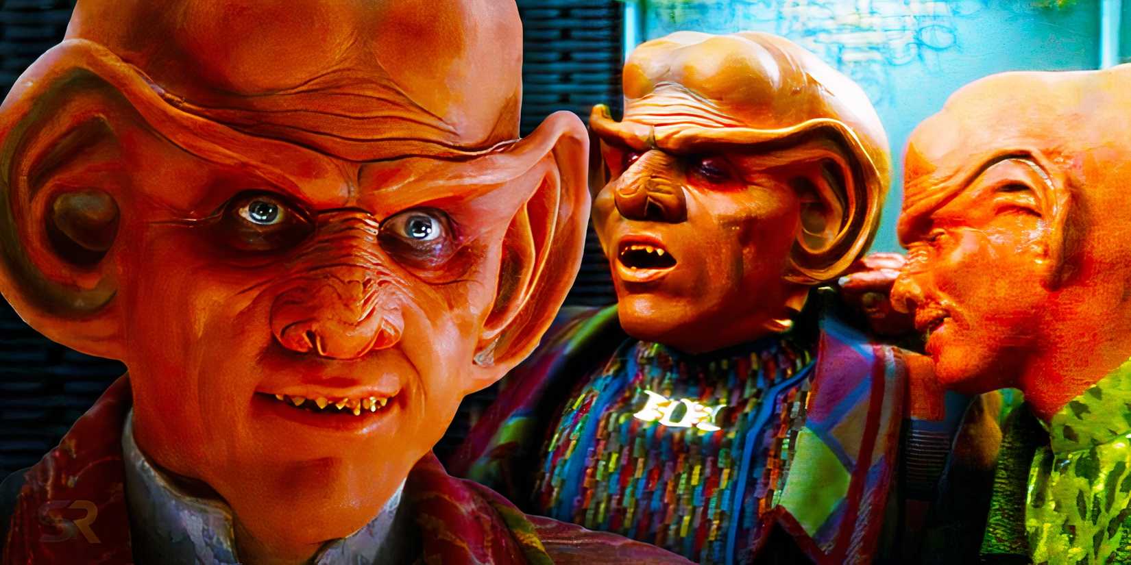 Quark and Ferengi on Star Trek: Deep Space Nine