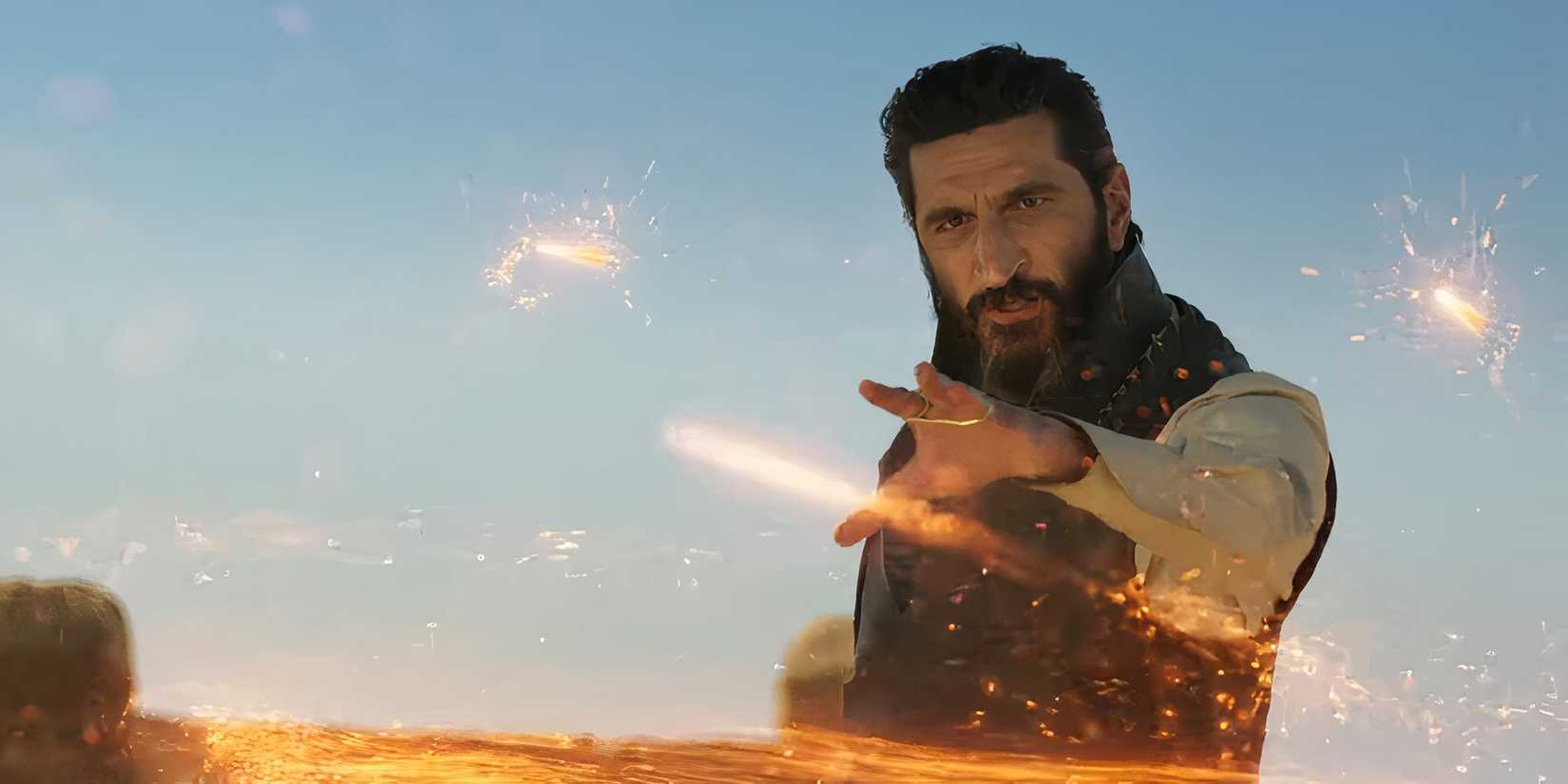 Ishamael channeling when confronting Egwene in The Wheel of Time Season 2