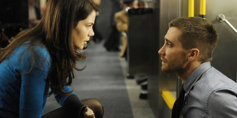 Jake Gyllenhaal and Michelle Monaghan in Source Code