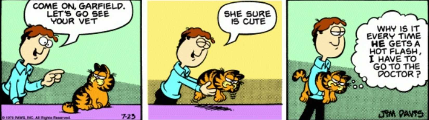 10 Funniest Garfield Comics Involving the Vet's Office