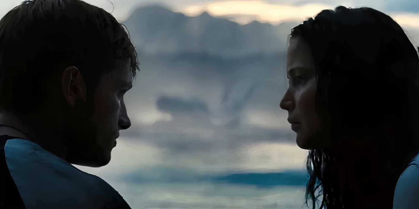 Catching Fire Part 2 Katniss And Peeta Catching Fire Beach