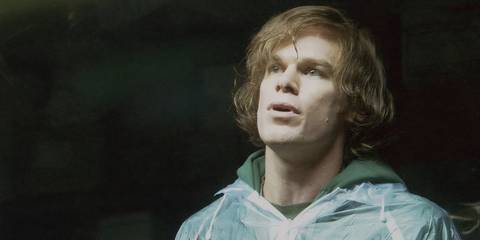 Young Dexter Morgan (Michael C. Hall) looks concerned in Dexter season 2, episode 10