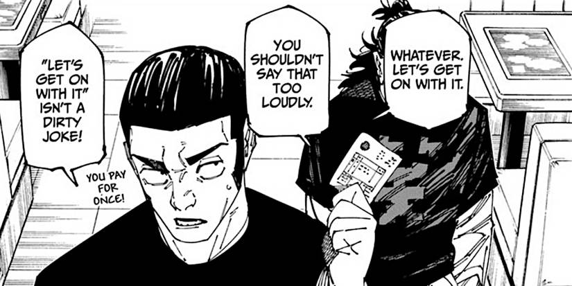 Jujutsu Kaisen chapter 270 Kenjaku obscured by Takaba's speech