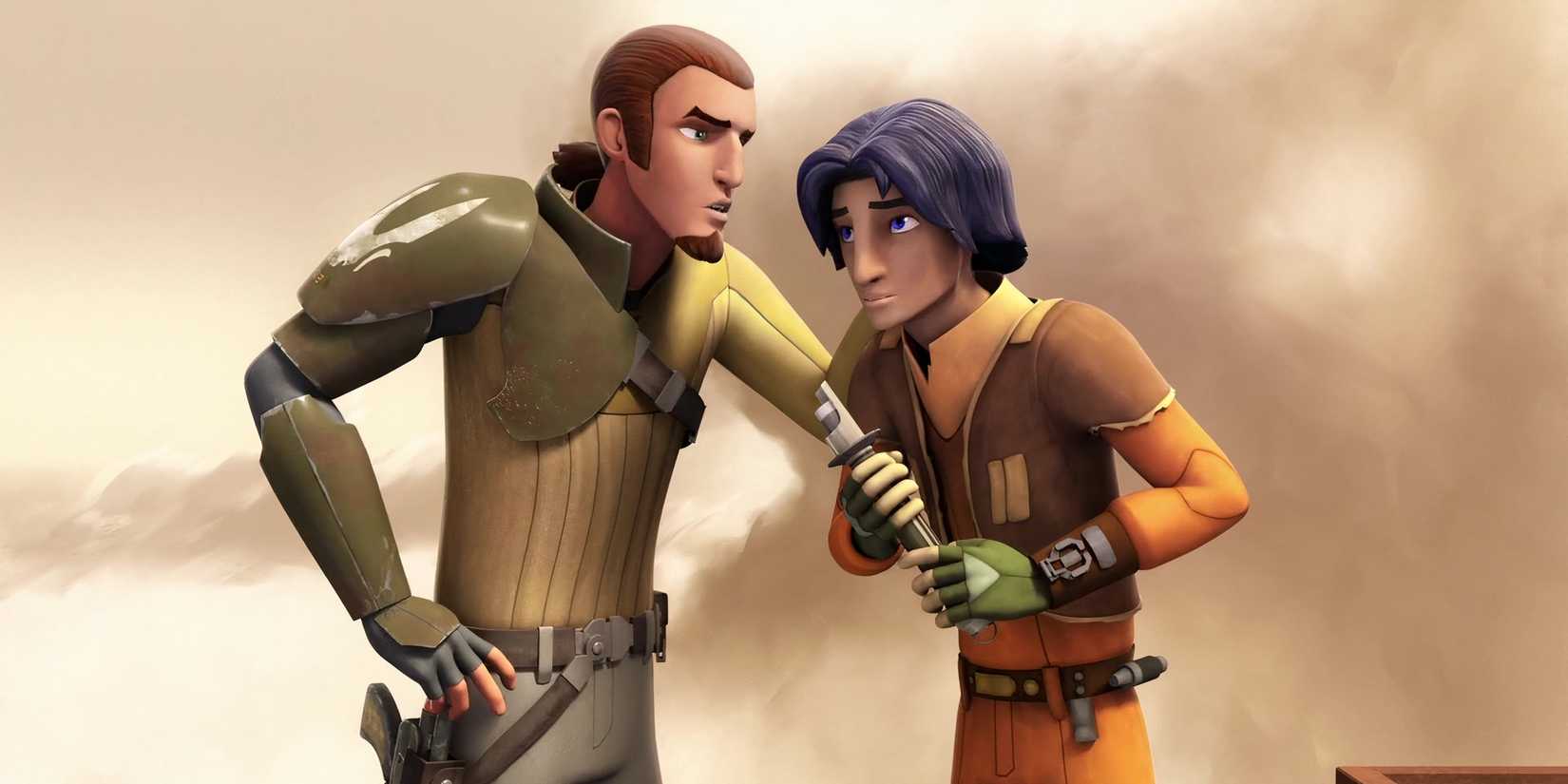 Kanan Jarrus berates Ezra Bridger in Star Wars Rebels season 1 episode 4