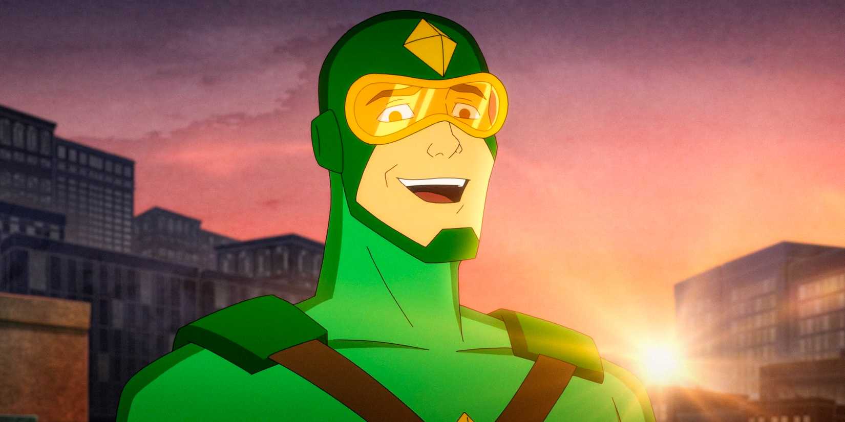 Kite Mansmiling in Kite Man: Hell Yeah! Season 1 Episode 10