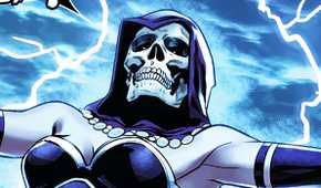 Lady Death using her power in Marvel Comics