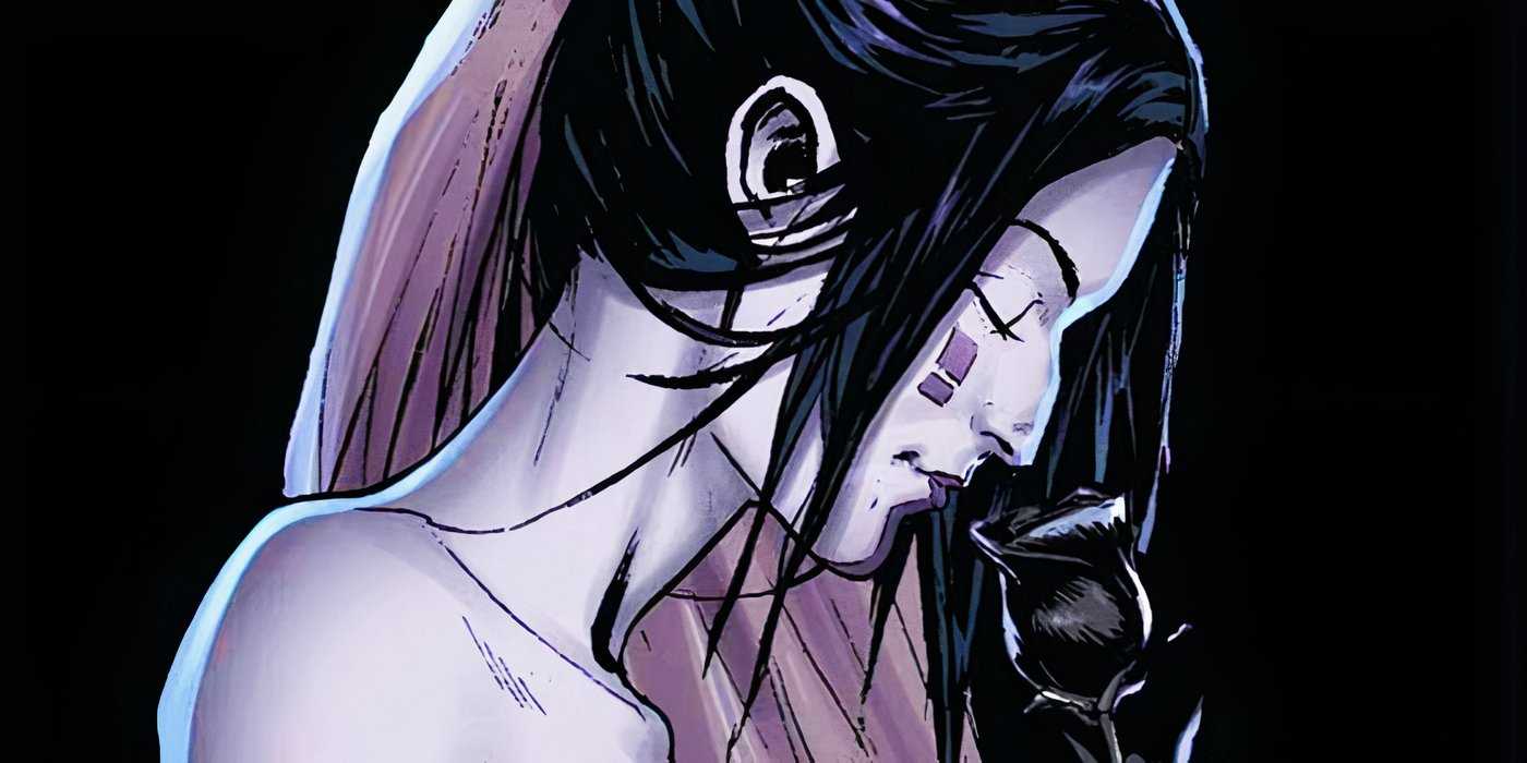 Lady Death with a black rose in Marvel Comics