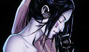 Lady Death with a black rose in Marvel Comics