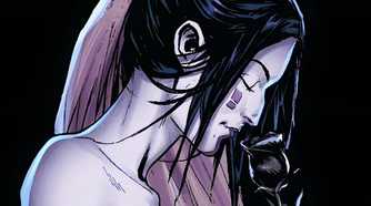 Lady Death with a black rose in Marvel Comics