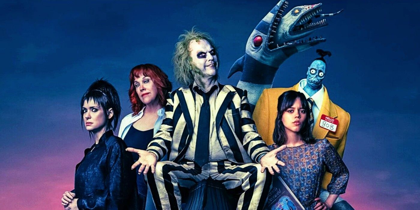 "Ride On The Coattails Of Dune": cómo Beetlejuice 2 de Tim Burton mejora los gusanos de arena