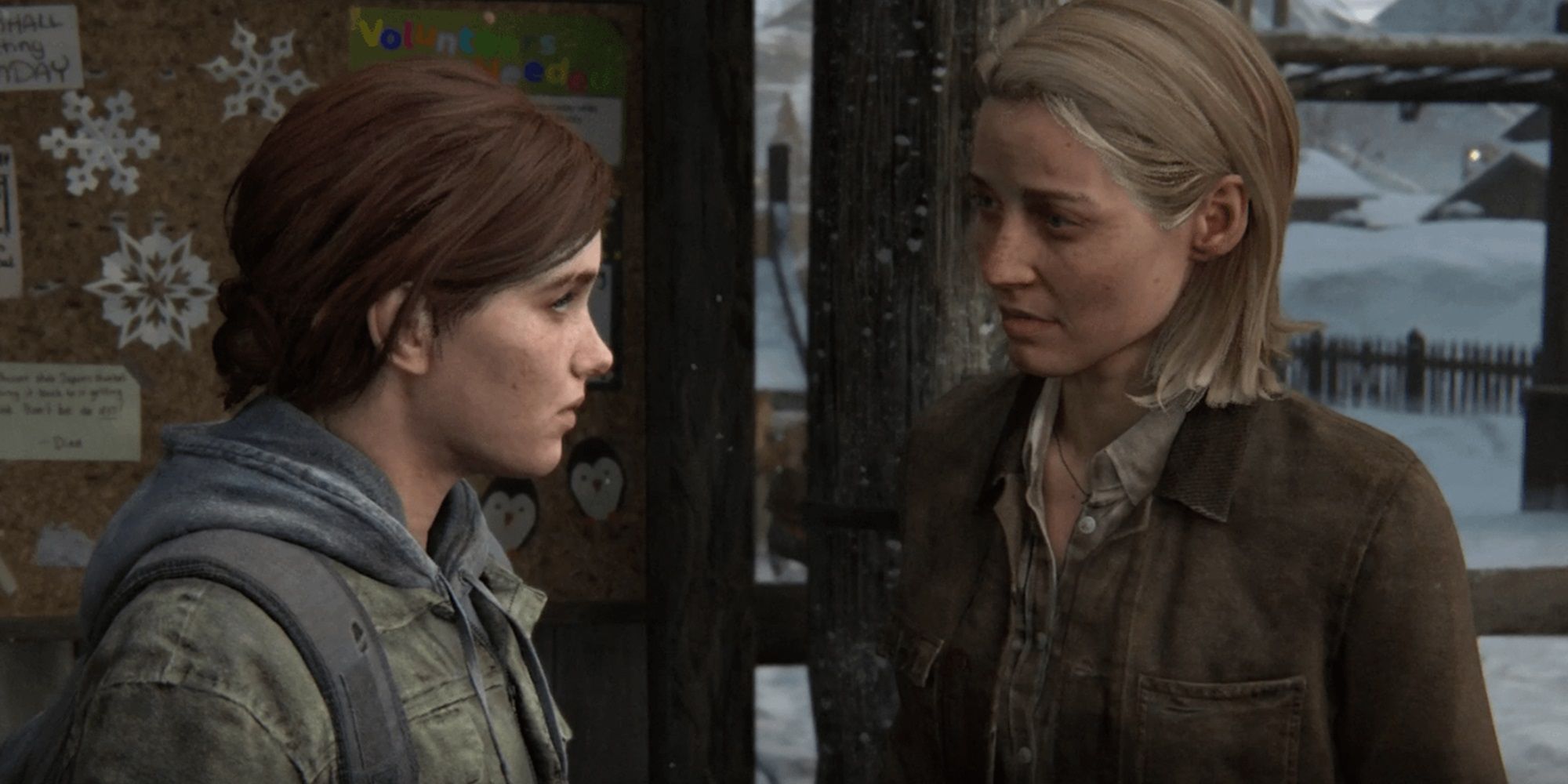 Maria talks to Ellie in The Last of Us Part II