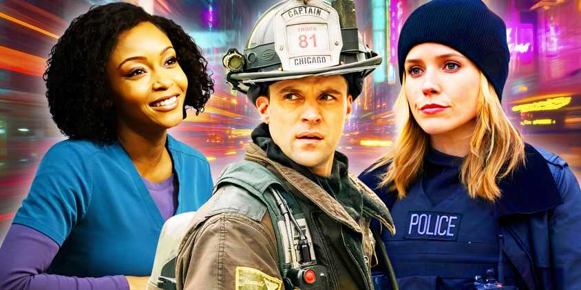 Matt Casey in Chicago Fire, Erin Lindsay in Chicago PD, and April Sexton in Chicago Med.