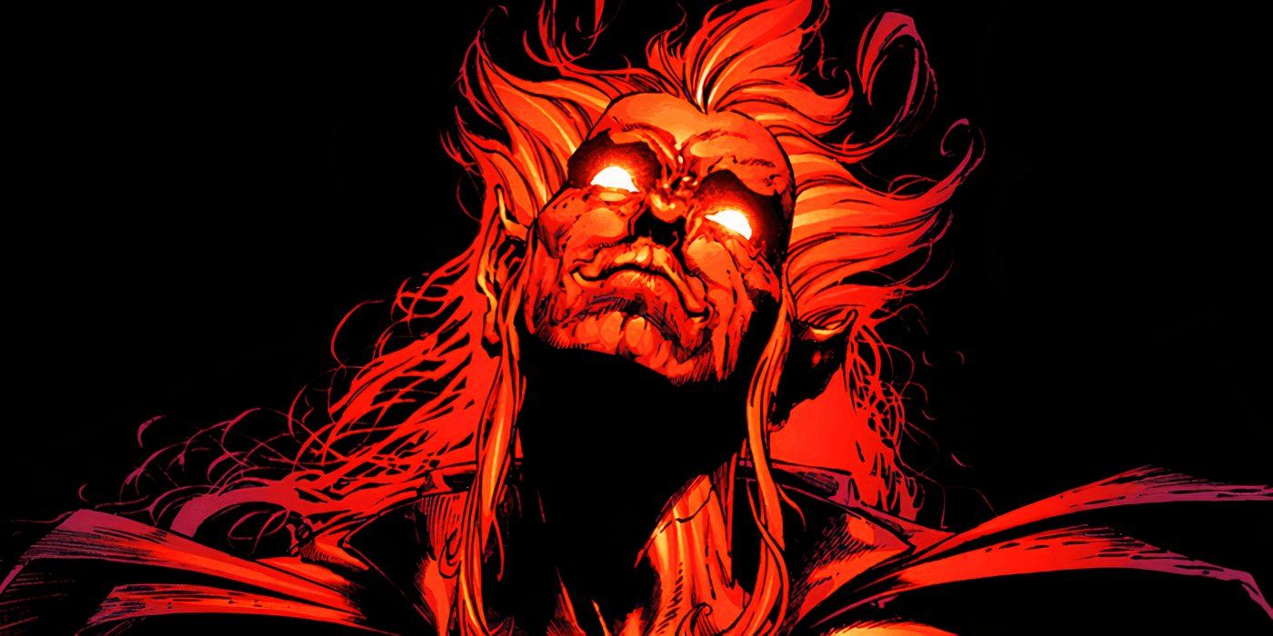 Mephisto in the shadows in Marvel Comics