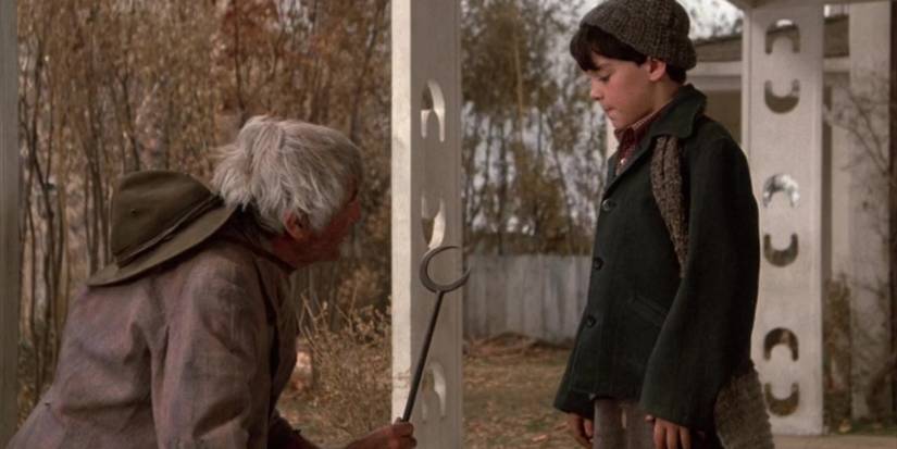 Jim talking to the weather predictor man 
