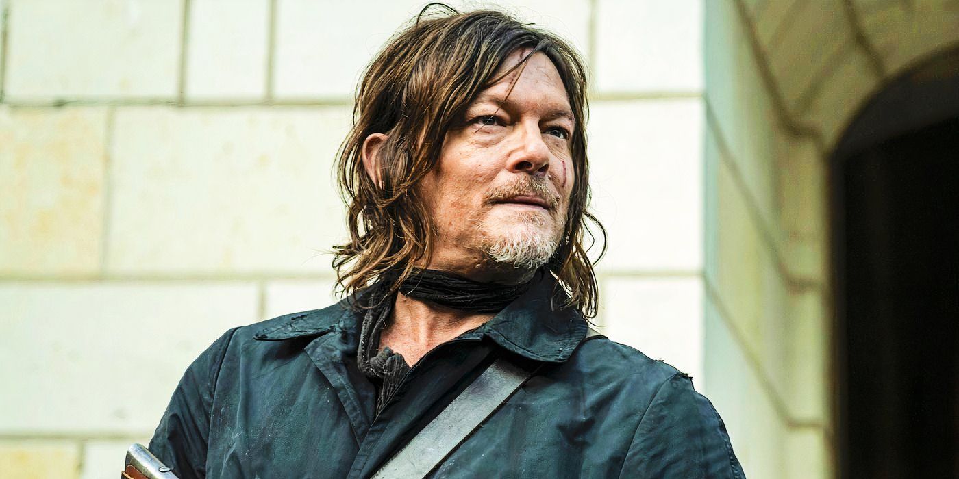 Norman Reedus as Daryl looking right in The Walking Dead: Daryl Dixon.