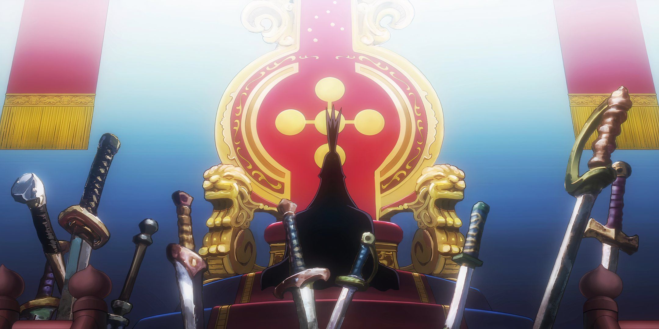 Imu sitting on the Empty Throne