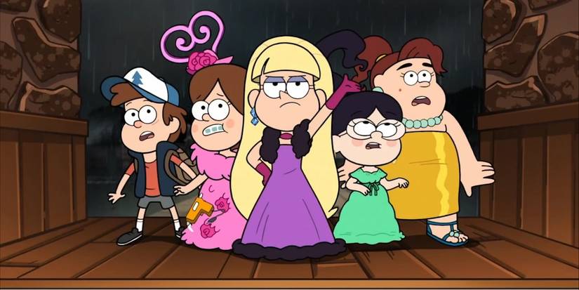 Pacifica welcomes group to her house in Gravity Falls