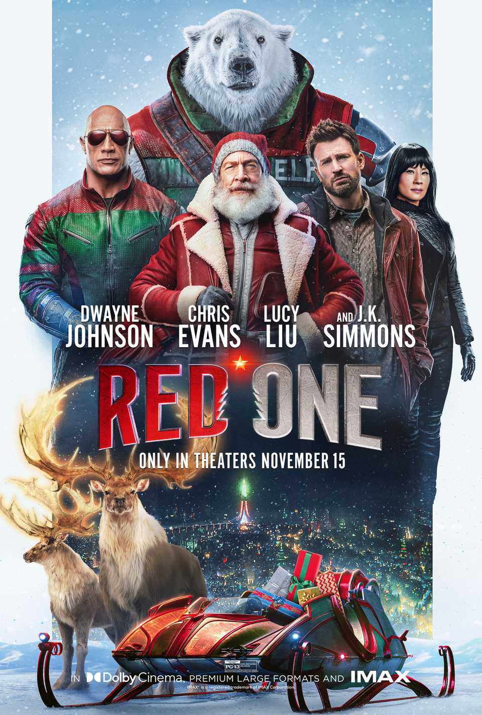 Red One Matte Red One Review: Dwayne Johnson's Joyless Dud Is An Epic Christmess That ...