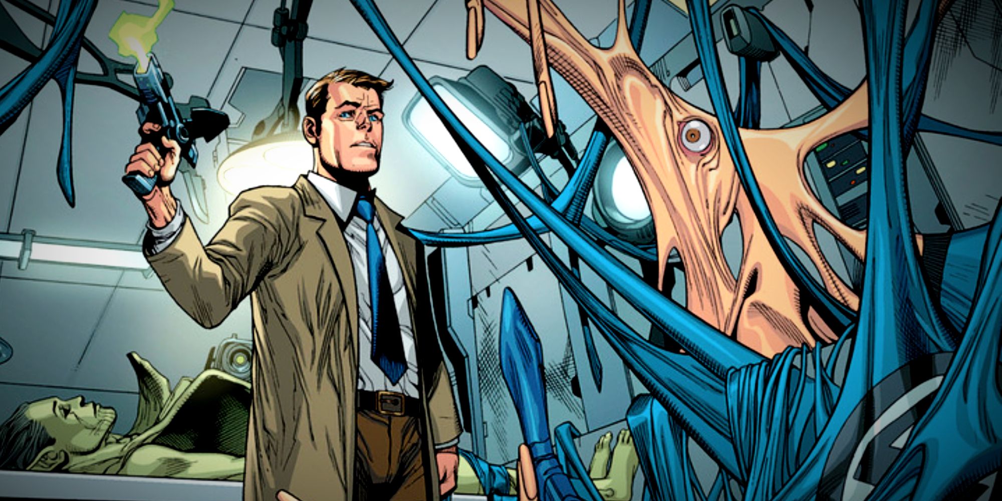 Reed Richards' super stretching ability showcased while melting