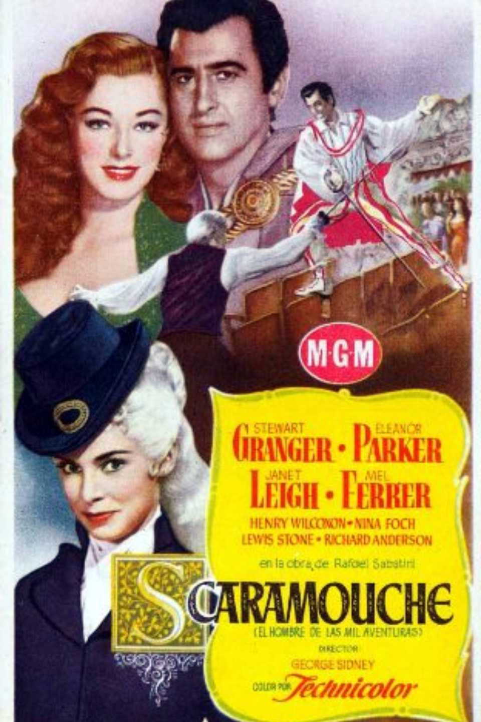 A Swashbuckling Masterpiece With Spectacular Sword Fights Scaramouche (1952) - poster