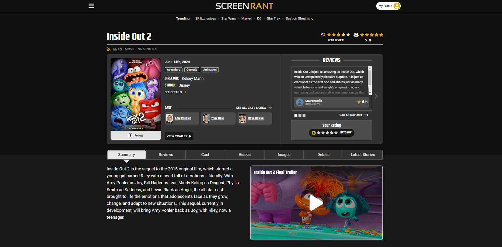 ScreenRant Update: Introducing Threads, User Reviews, Follow Feature ...