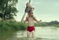 Logan Miller and Ursula Parker in Take Me to the River (2015)