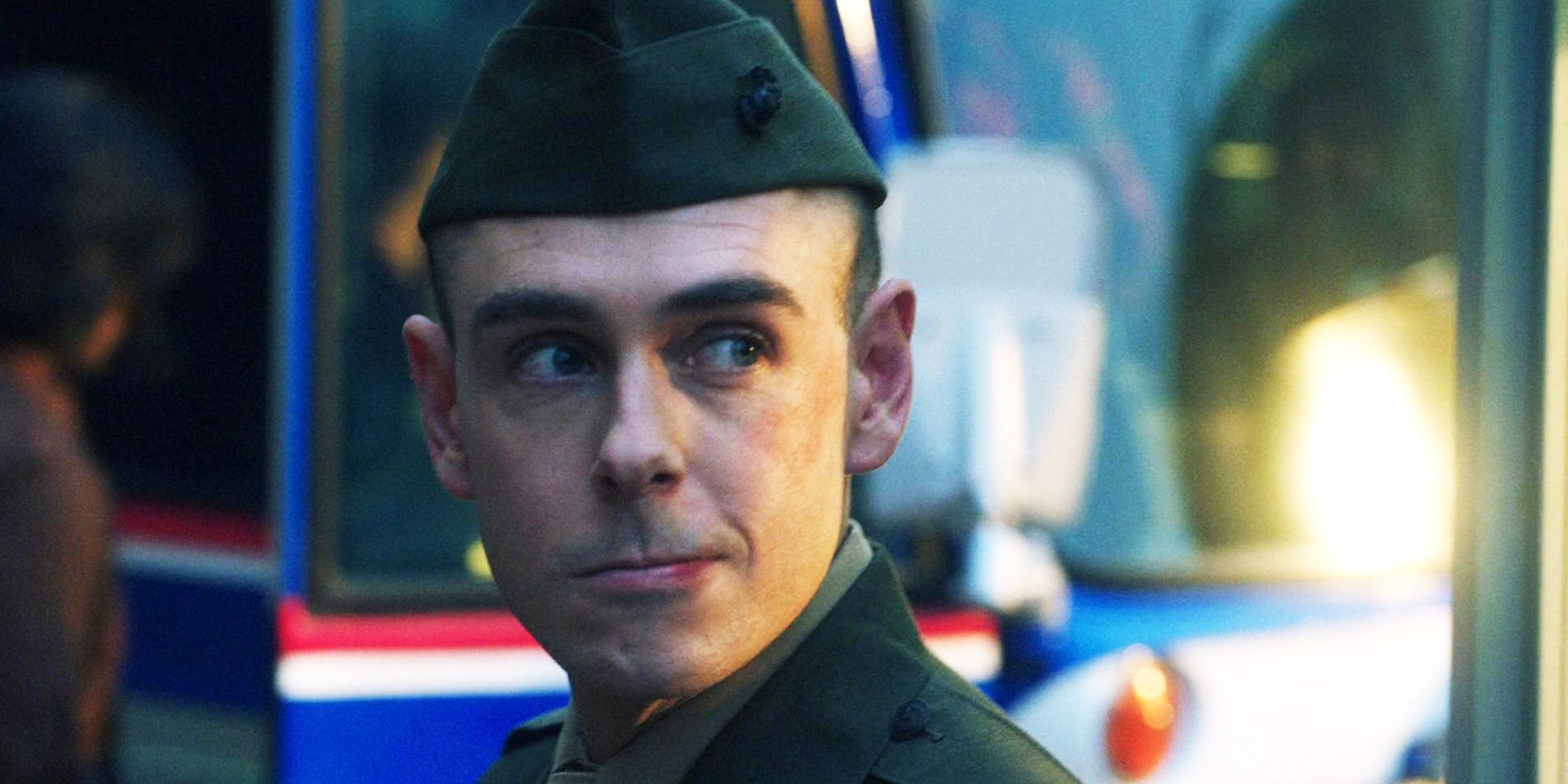 Sean Harmon as Young Gibbs in uniform
