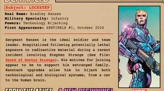 Sentinel Program Marvel Marvel Reveals Individual Superpowers of New SENTINELS Team, Redefining ...