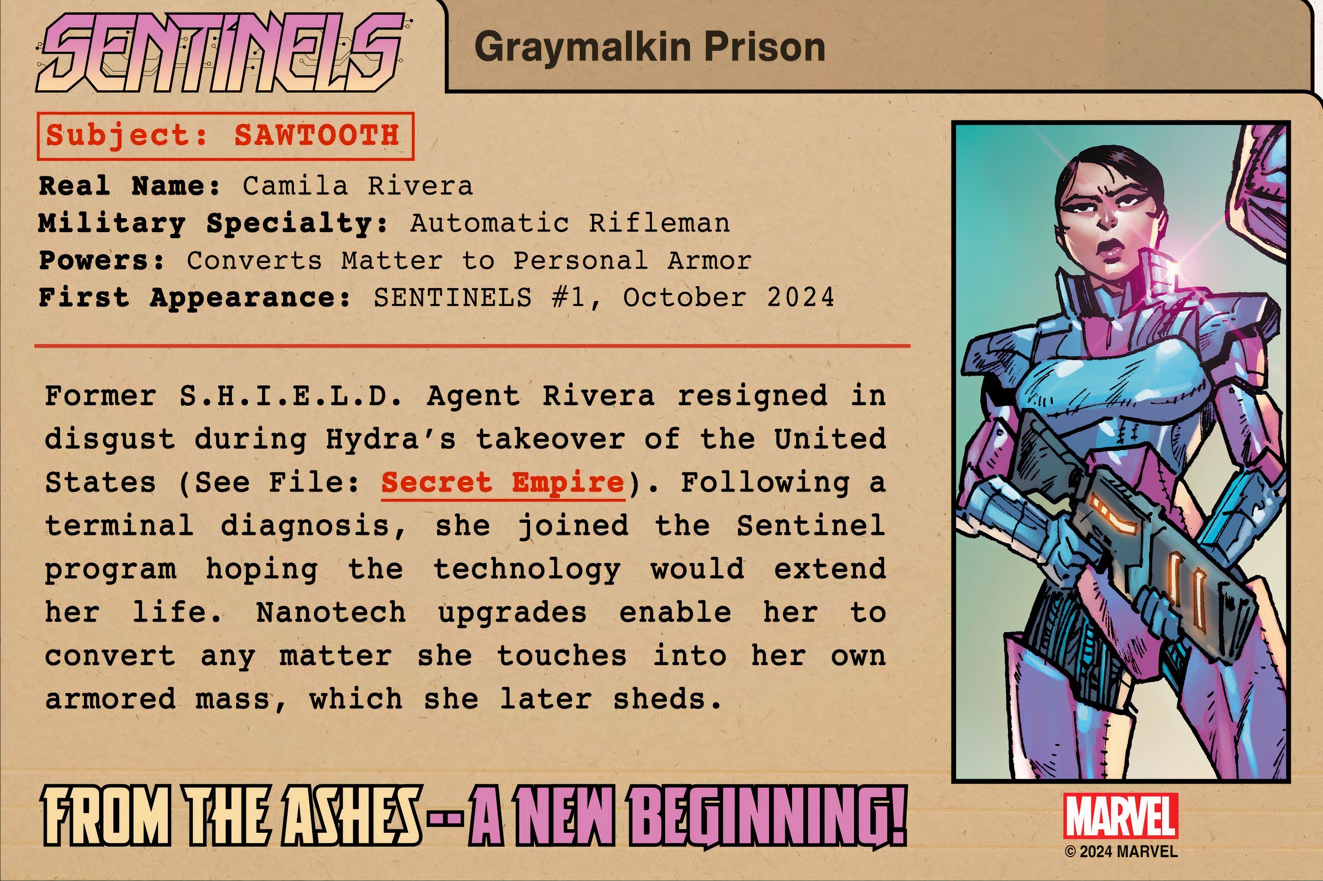 Marvel Reveals Individual Superpowers of New SENTINELS Team, Redefining ...