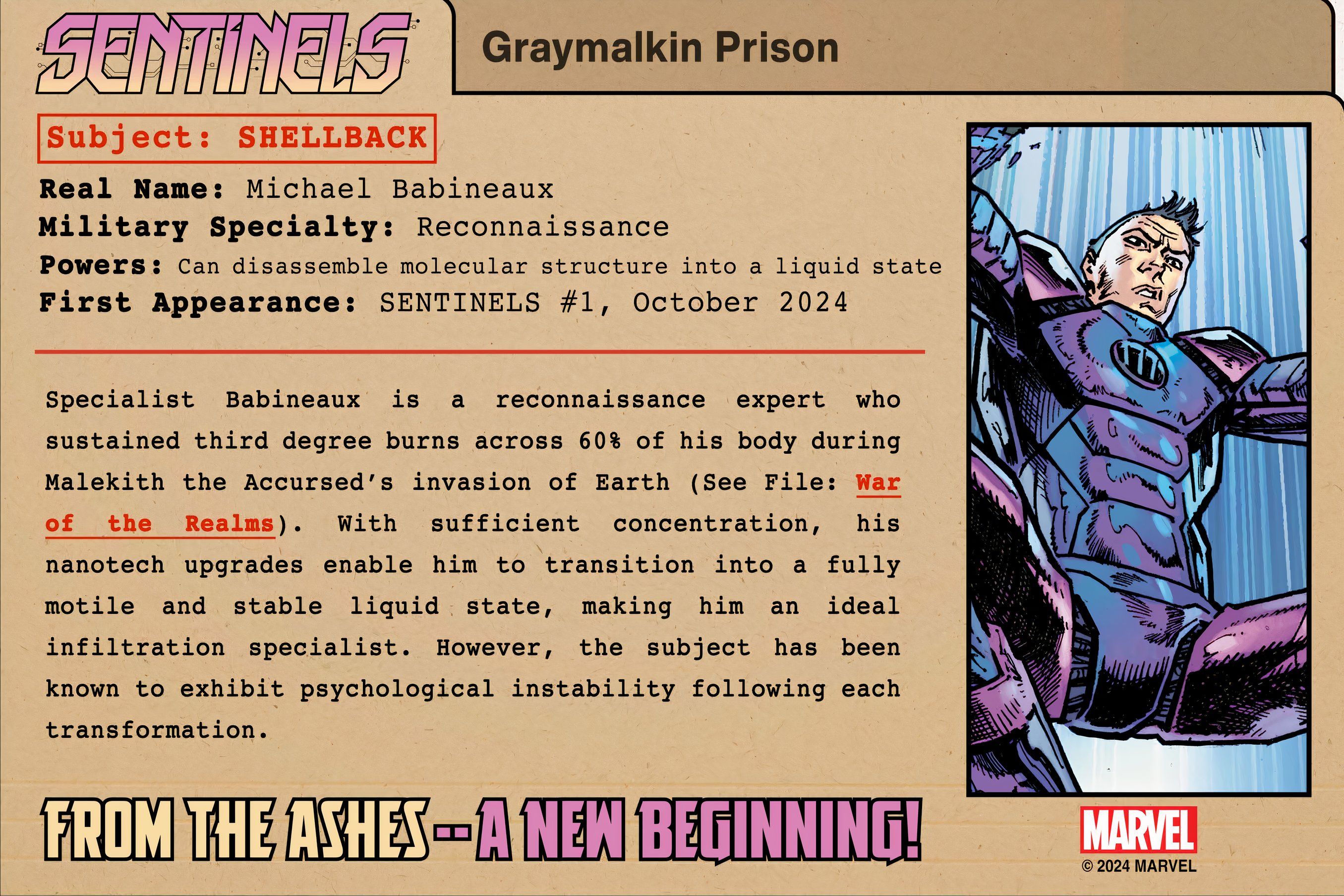Marvel Reveals Individual Superpowers of New SENTINELS Team, Redefining ...