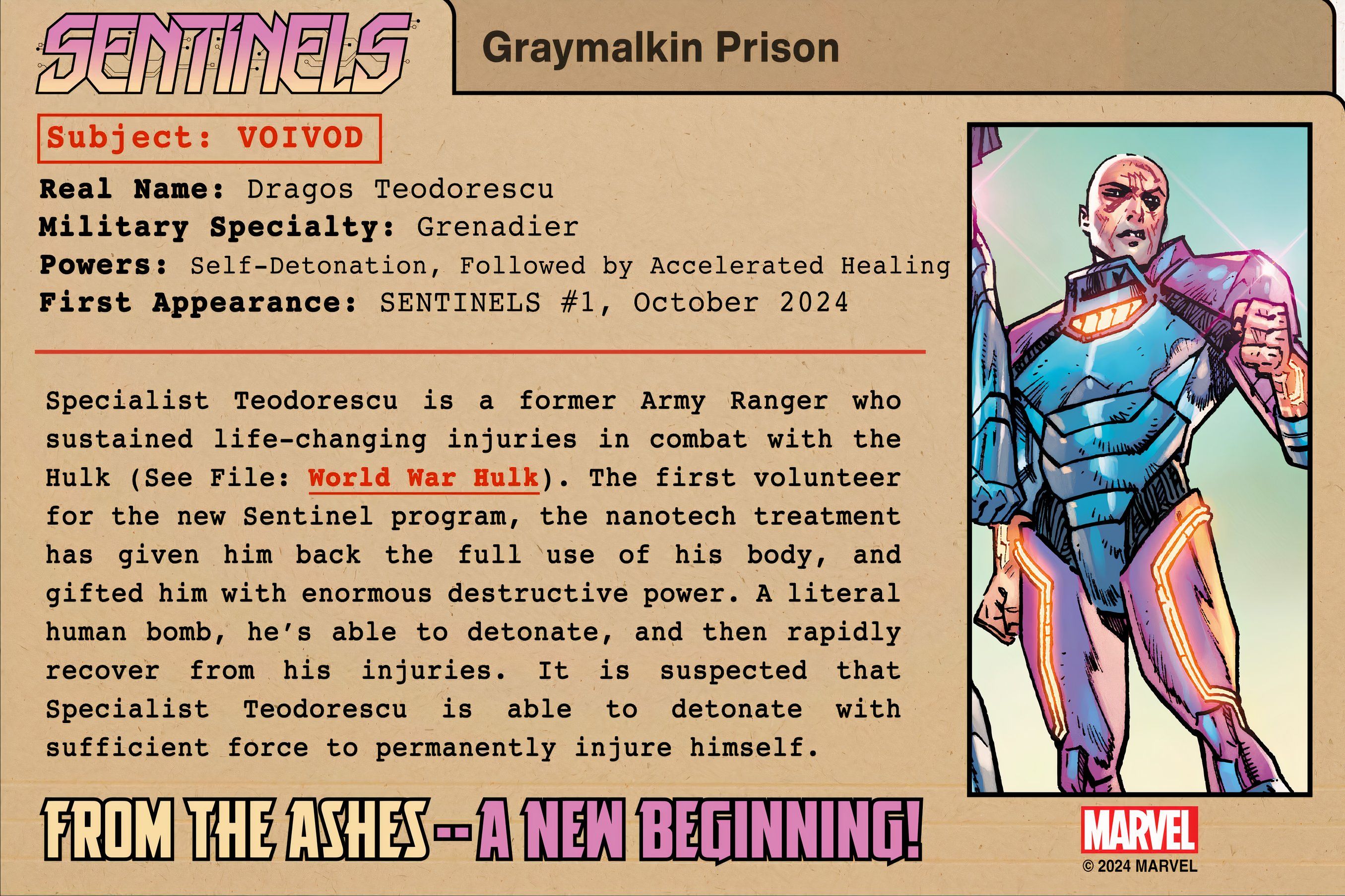Marvel Reveals Individual Superpowers of New SENTINELS Team, Redefining ...