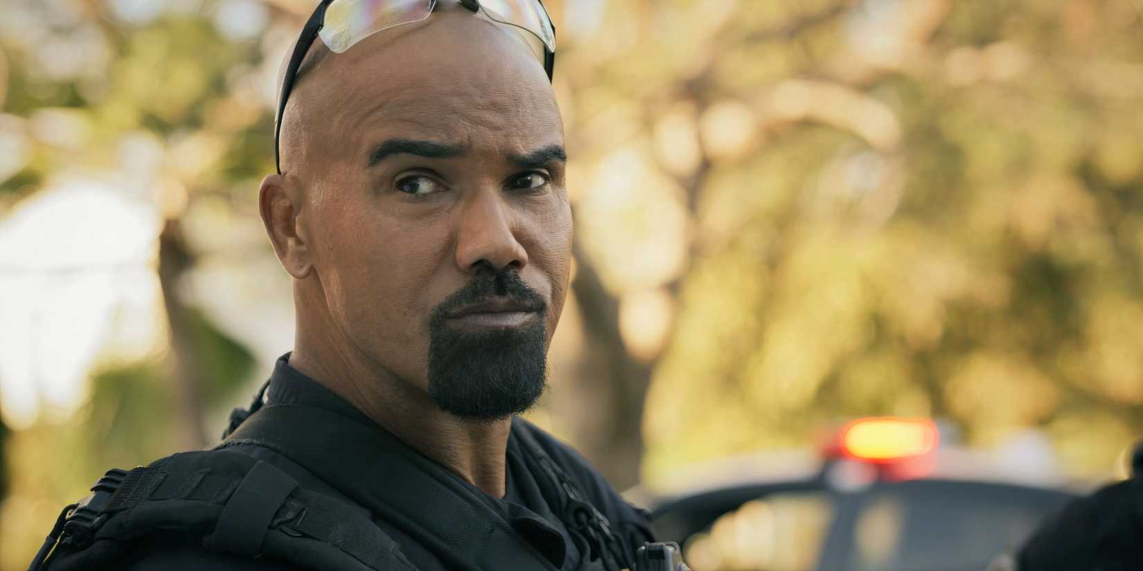 Shemar Moore as Hondo in SWAT season 7, episode 3, looking serious