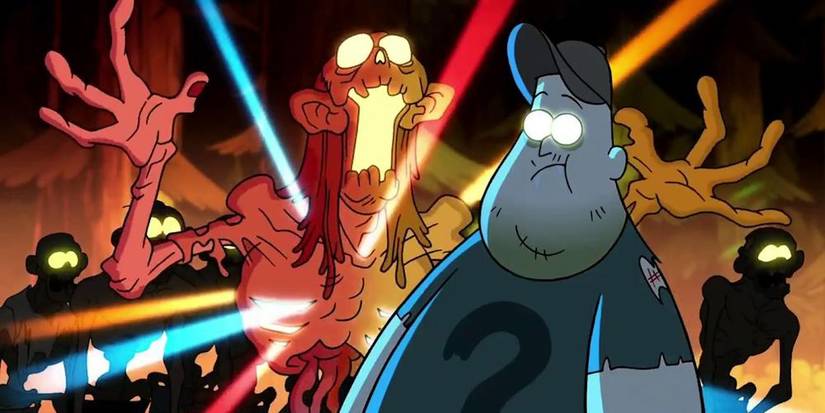 Soos as a Zombie in Gravity Falls