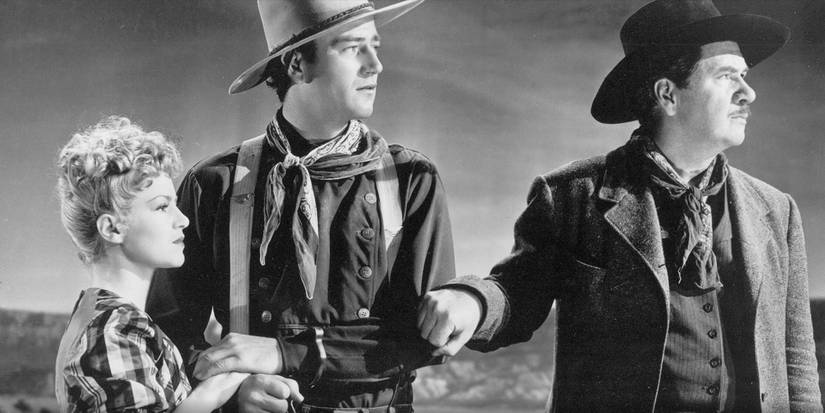 John Wayne em Stagecoach (1939)