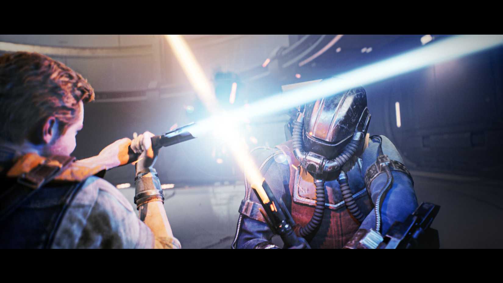 Star Wars Jedi Survivor lightsaber battle