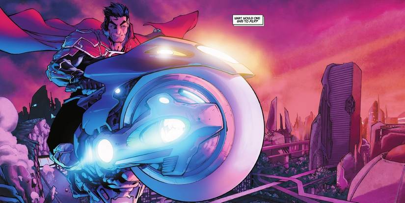 Superman's Motorbike Finally Gave DC a Kryptonian Batmobile