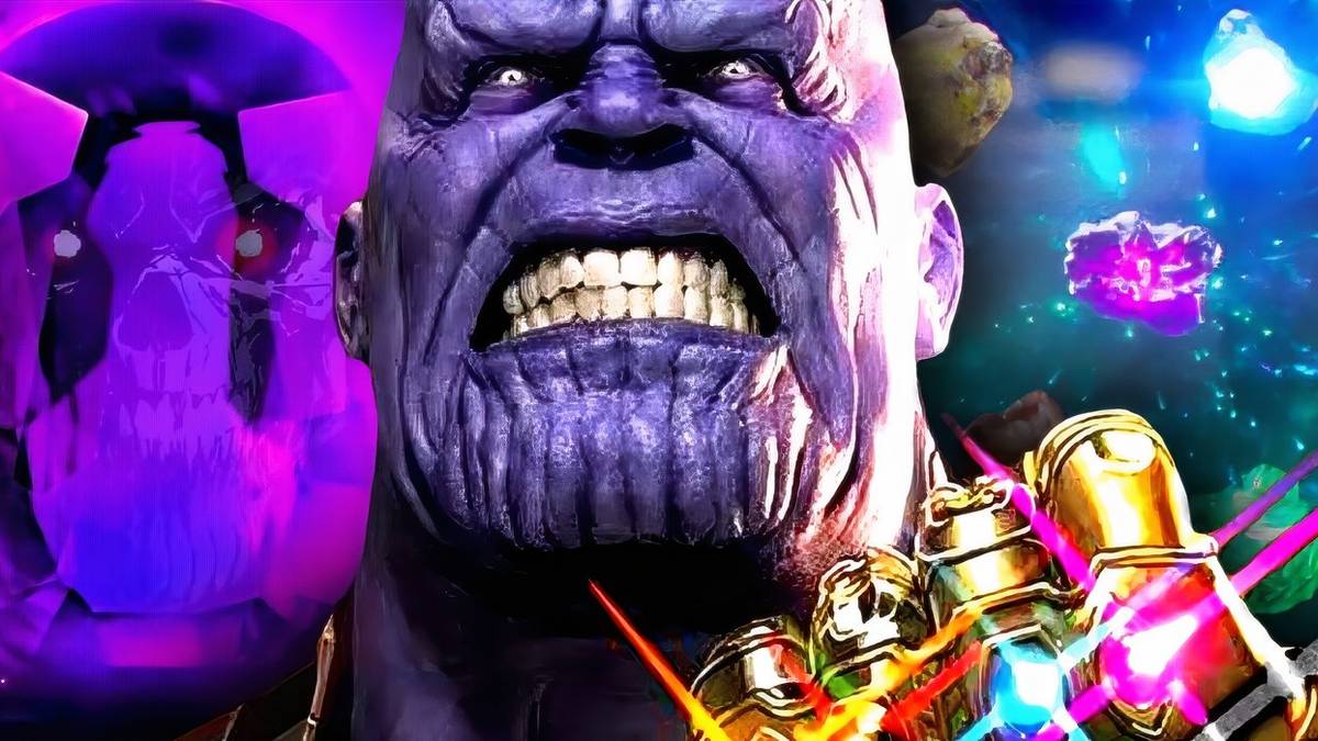 Marvel SHA MEGA Mighties Thanos - Action Figure Grande Per Mani Piccole - Supereroi Marvel Super Hero Adventures