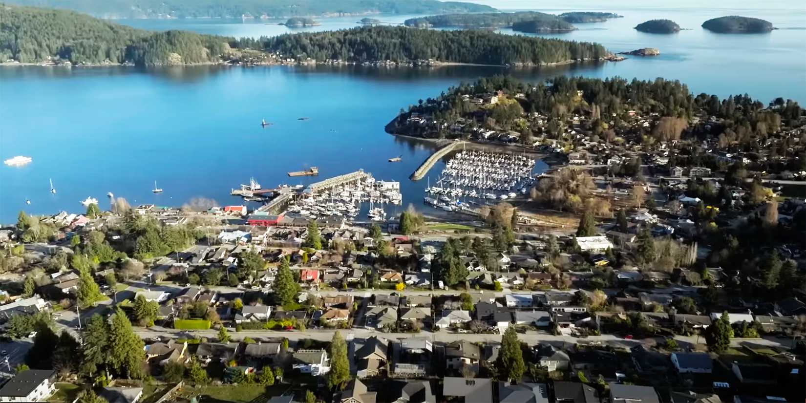 The coastal setting of Murder in a Small Town