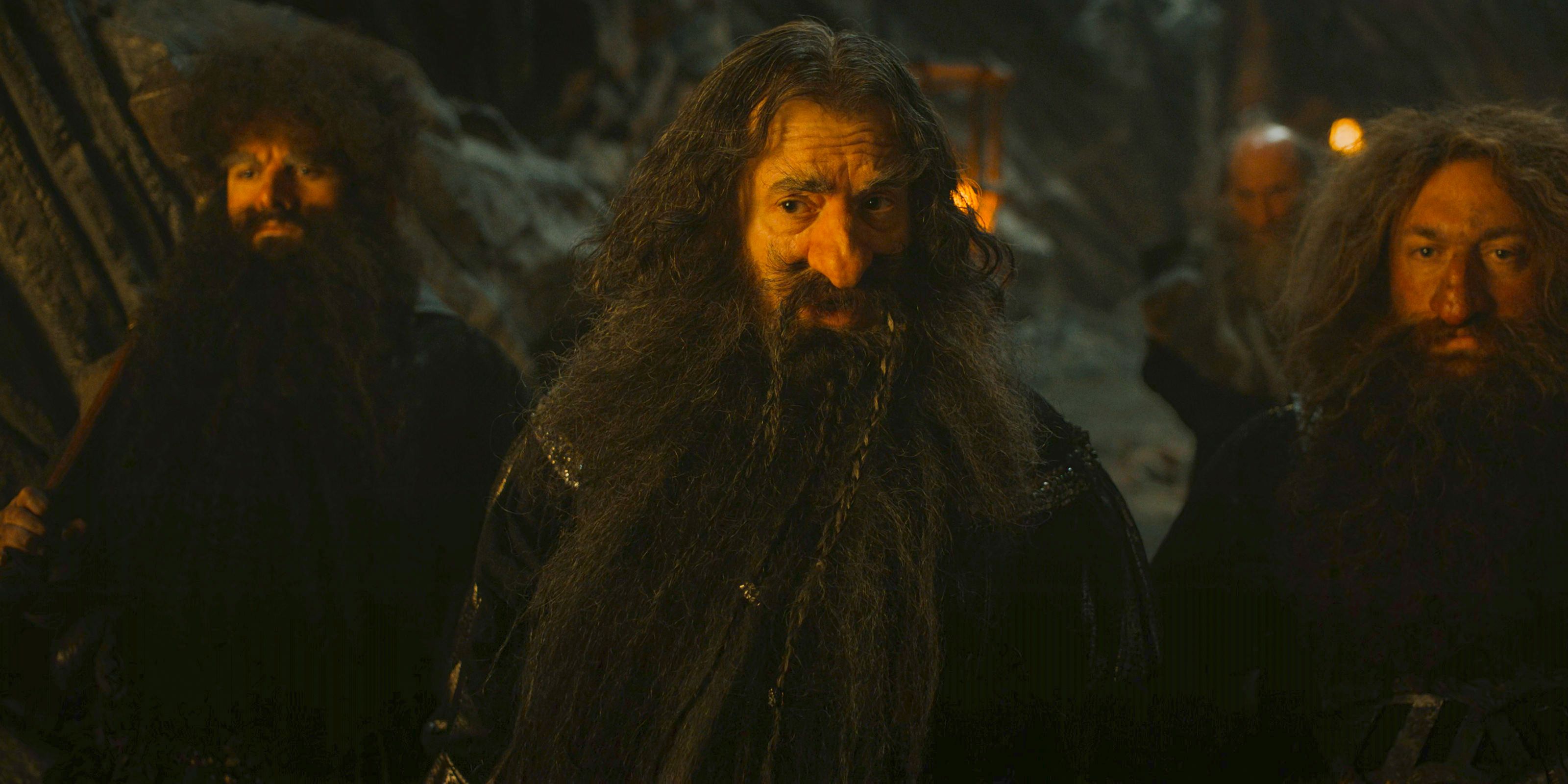 Narvi (Kevin Eldon) in The Lord of the Rings: The Rings of Power Season 2 Episode 6