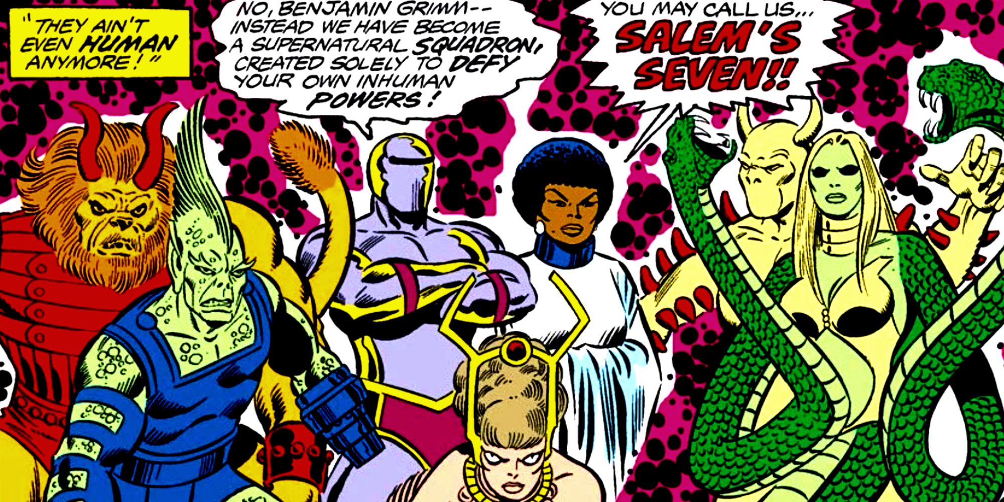 Who Are The Salem Seven? Agatha All Along Villains' Marvel Comics History & Powers Explained