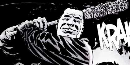 My Icon Art & Clothing Walking Zombie Negan Lucille Is Thirsty - Foto 10