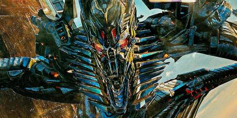 Transformers' The Fallen looking down and looking intimidating in Transformers: Revenge of the Fallen