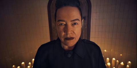 Mead looking evil in American Horror Story Apocalypse 
