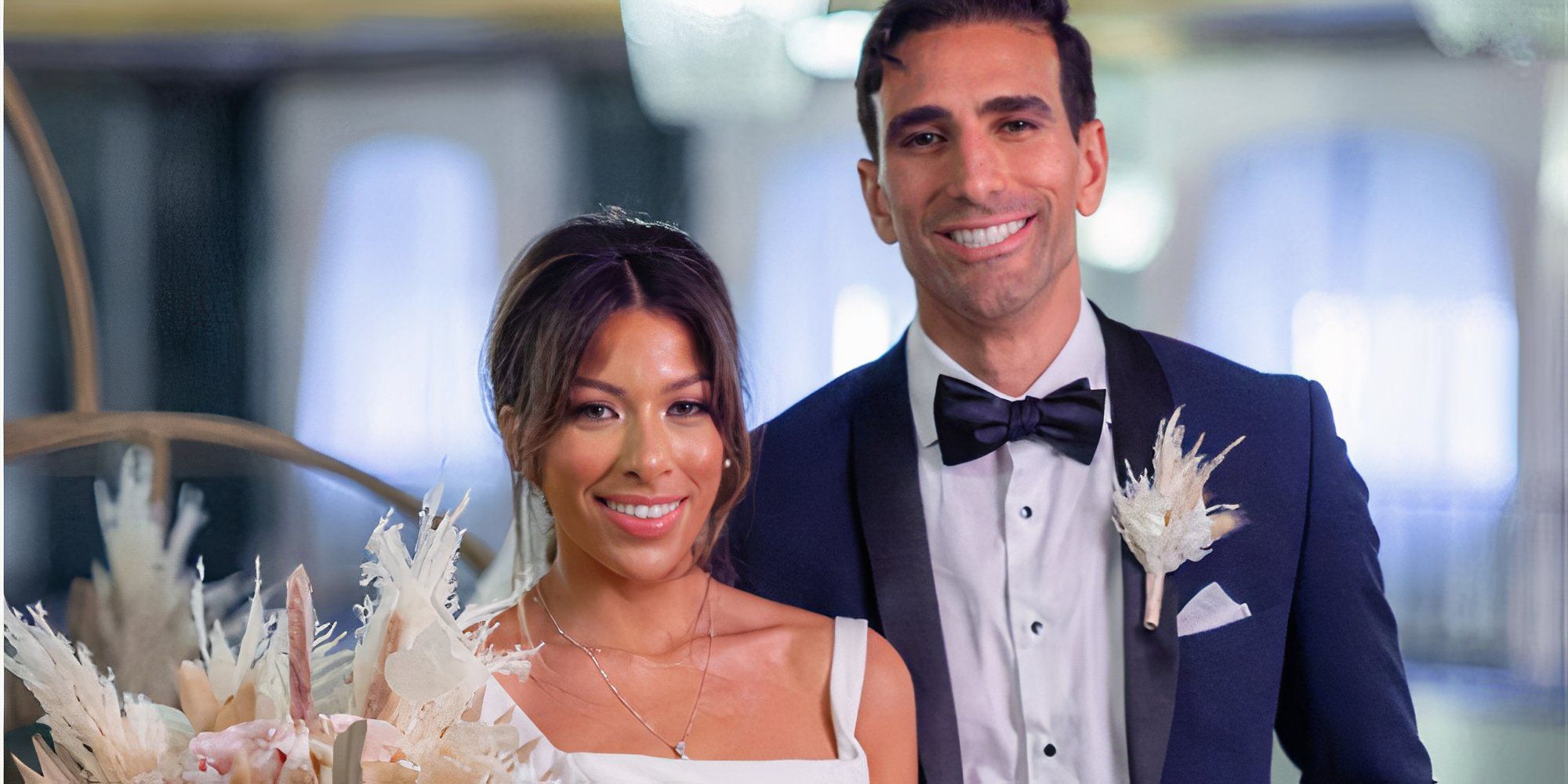 Married At First Sight - Juan & Karla in wedding attire