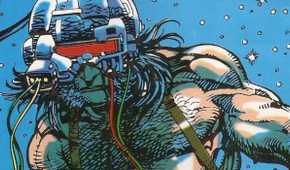 Wolverine wearing his weapon X visor in Marvel Comics